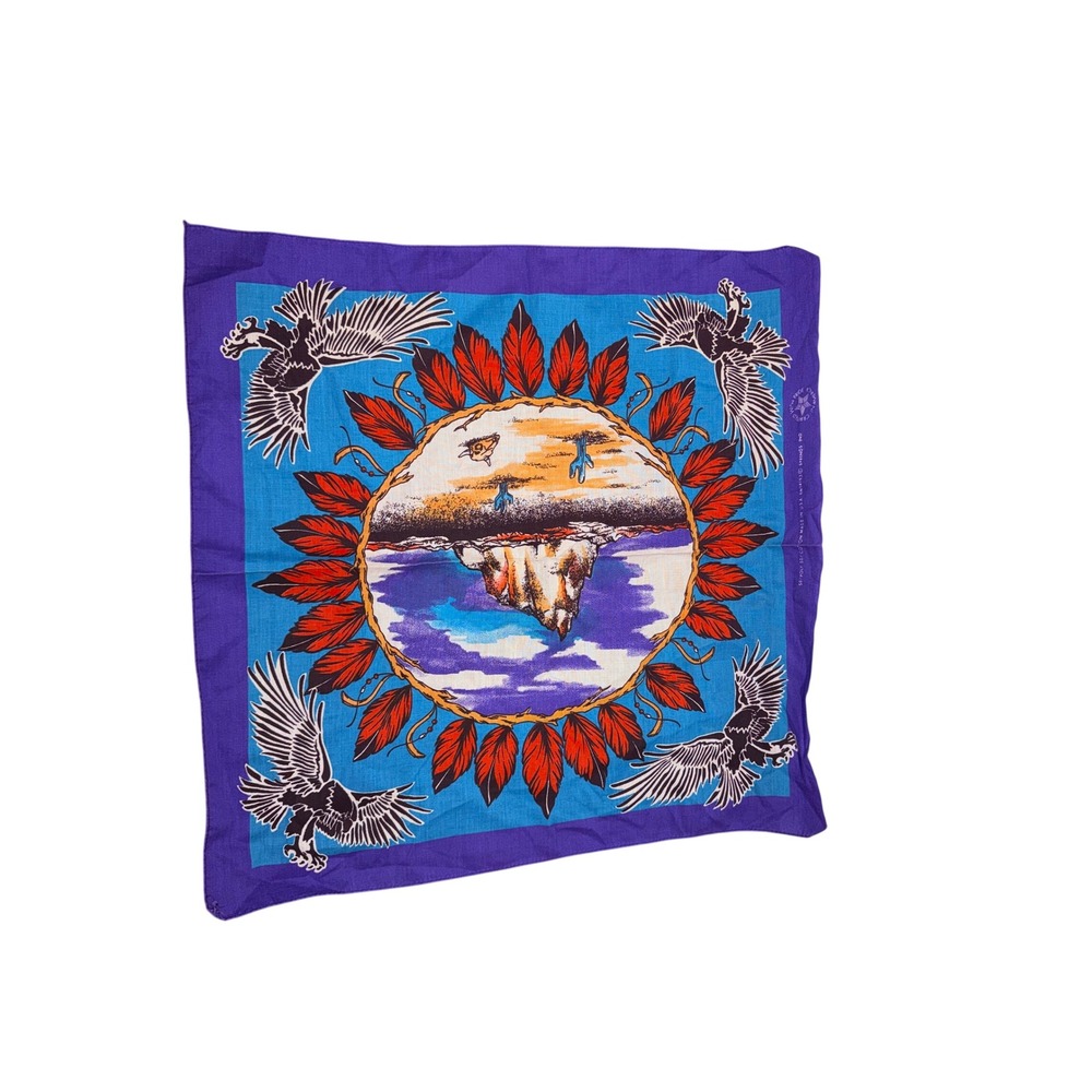 Springs Ind Southwest American Bandana Handkerchief Eagle Feather‎ Desert USA